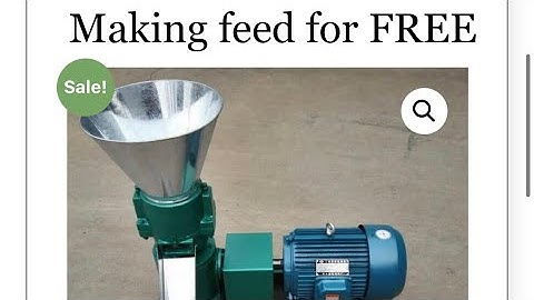 How we use our pellet mill to cut costs and increase our profits! We pay $0 for feed now!!!!