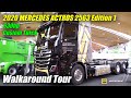 2020 Mercedes Actros 2563 Edition1 Custom 630hp Truck - Exterior Interior Walkaround