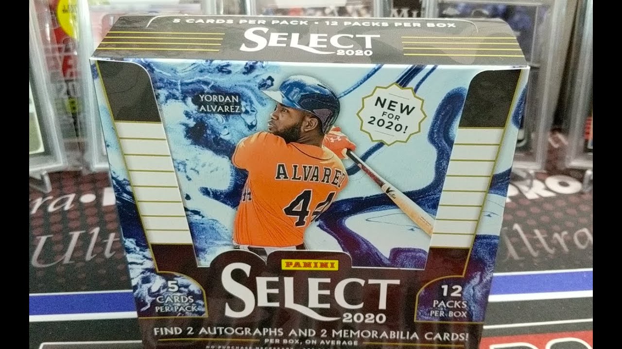 2020 Panini Select Baseball Hobby Box 2 Autos & 2 Relics Per Box ** Nice Hit #/25 **