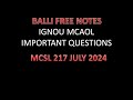 Important Questions Set 2 MCAOL MCSL 217 #mcsl #MCSL217 #mcaol #ignoumca #practical