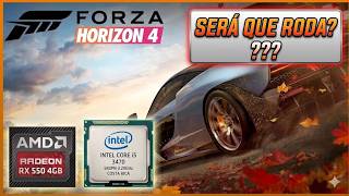 Forza Horizon 4 na RX 550: Ainda roda bem em 2026?