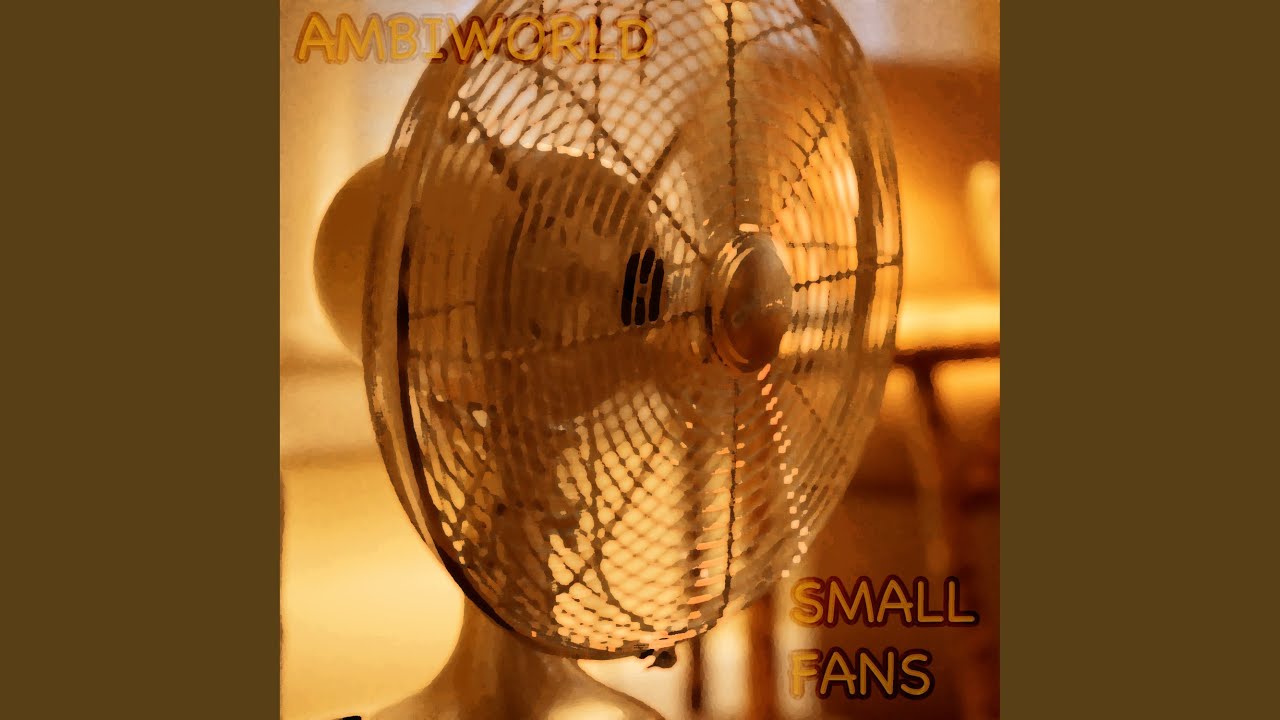 Old table fan at full speed