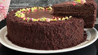 НЕРЕАЛЬНО ВКУСНЫЙ ТОРТ 🍰 «ШОКОЛАДНЫЙ БАРХАТ» | Chocolate Cake Recipe | alinalicooks