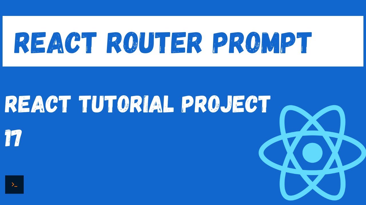 React Tutorial. React Router Prompt Example. Fully Featured React Project Tutorial #17
