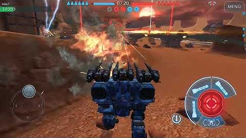 War Robots Test-Server: New Weapon VORTEX, Reload Button