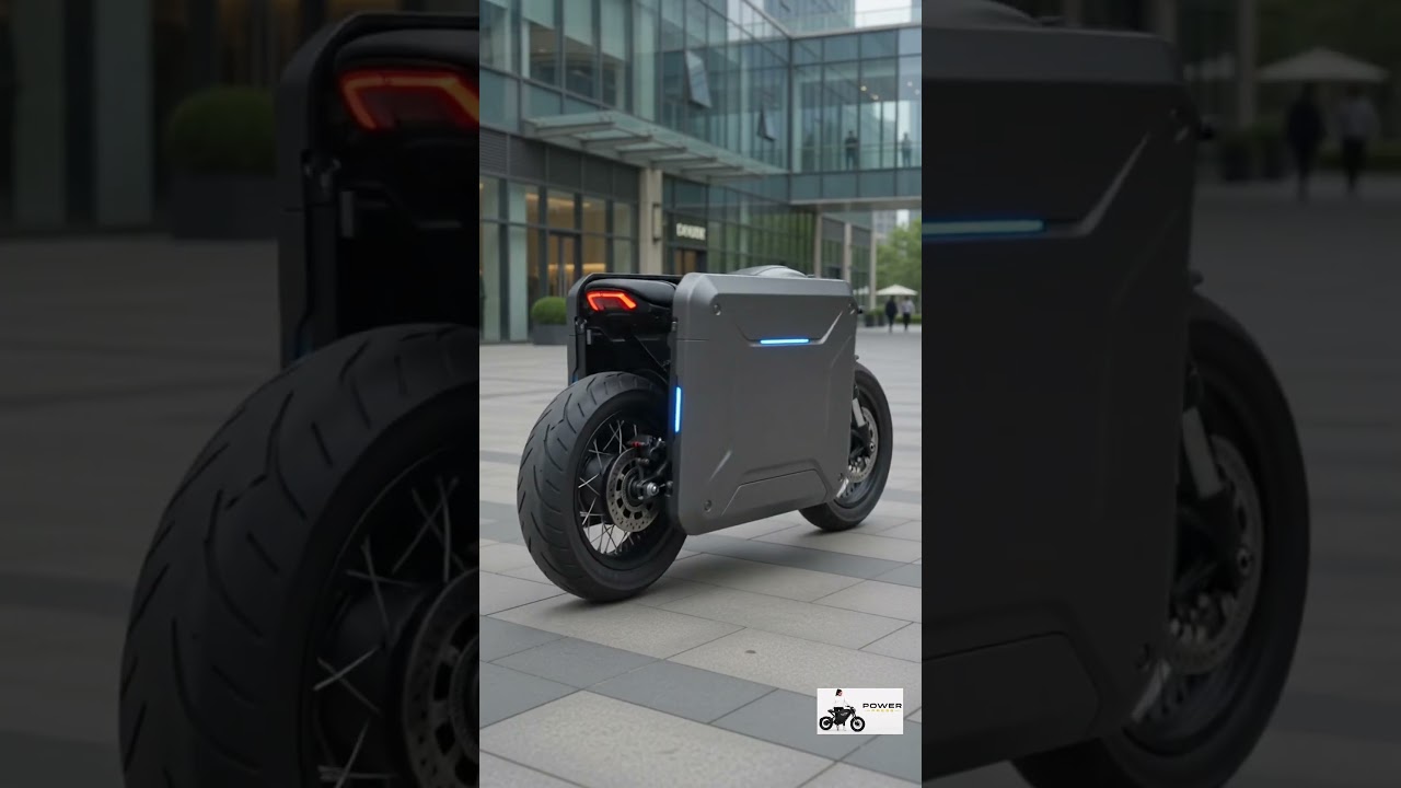 Amazing folding of Futuristic Bike? #4 #FutureBike #Motorcycle #CyberBike #viralreels #viralshorts