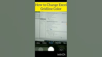 How to Change Excel Gridline Color #viralvideo #viral #viralshort #gridlines #excel