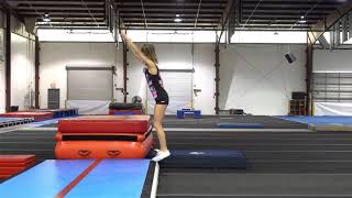 Handstand Snap Down on Bouncy Surface
