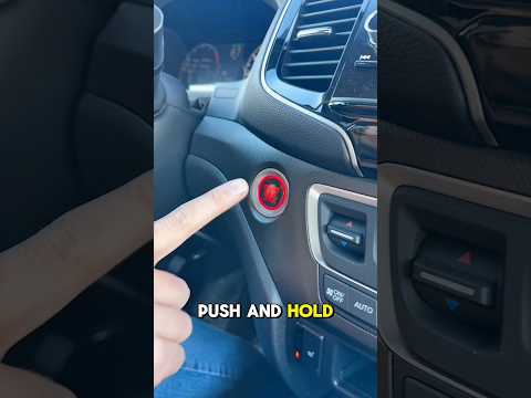 Pushing the power button while driving