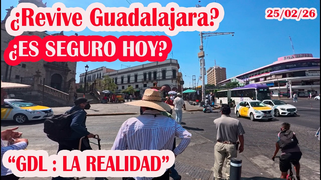 ¿Así se Vive GUADALAJARA? despues del Código Rojo | este 25 de Febrero del 2026