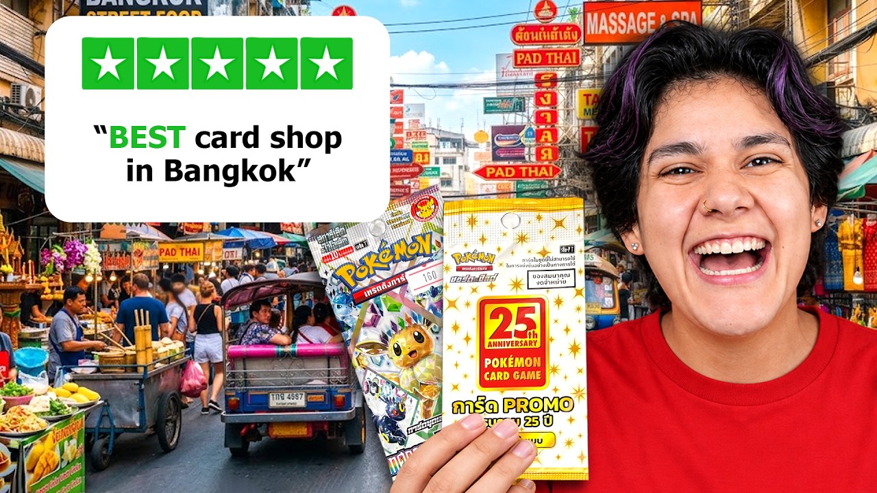 I Found the BEST Pokémon Card Shops in BANGKOK