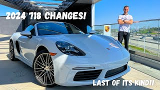 2024 Porsche 718 Cayman and Boxster Changes! The Final Year for the Internal Combustion Engine?!