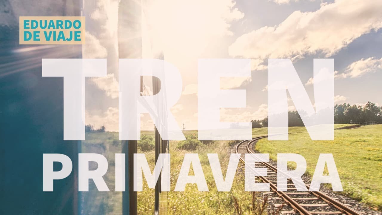 VIAJE EN TREN desde la cabina PRIMAVERA Noruega línea Nordlandsbanen mejor viaje en tren del mundo