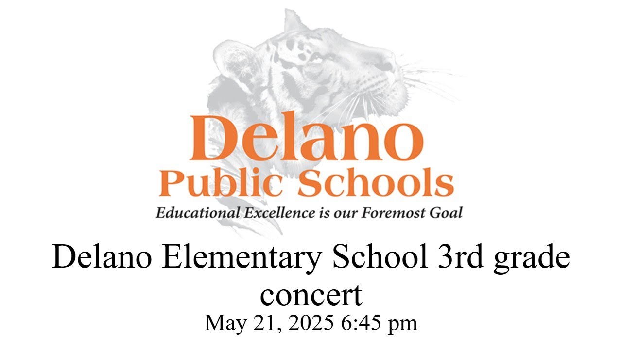 Delano Elementary School 3rd grade concert May 21 645 pm (Peterson
