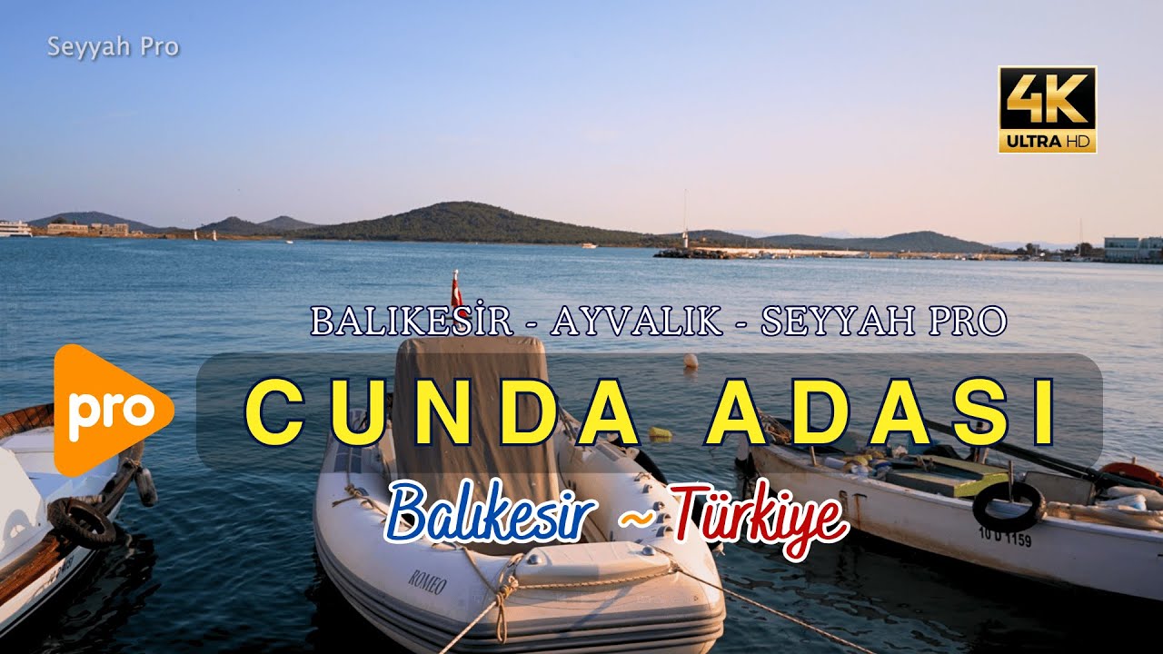 Ayvalık Cunda Adası’nda Bir Gün: Çarşı, Cami ve Taş Sokaklar 4K Pro Çekim