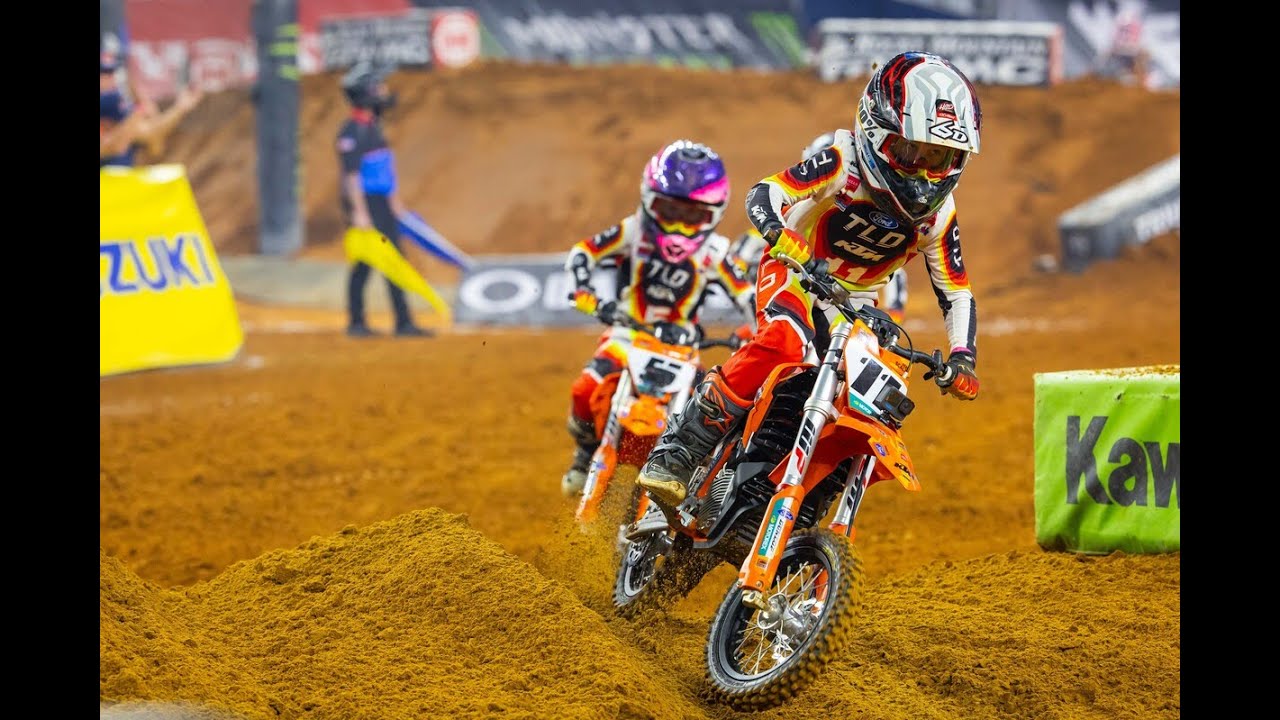 Dirt Bike Dean Race's New KTM SX-E 5 In Texas Pro Supercross! KTM JR Sx