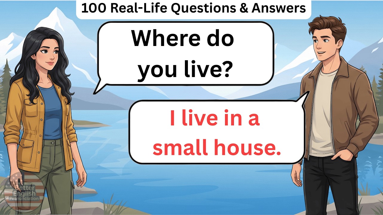 Listening and Speaking Practice for Beginners | 100 Real-Life Questions & Answers