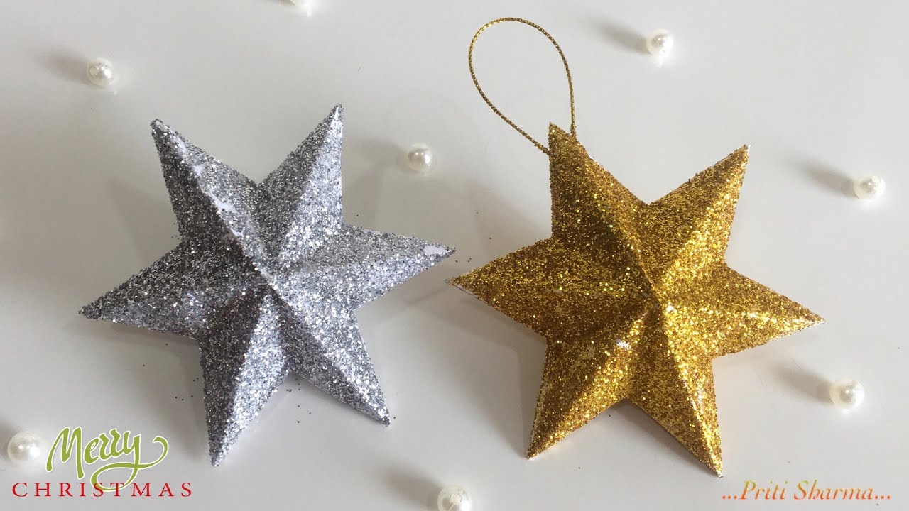 How to Make 3D Star for your Christmas Decoration