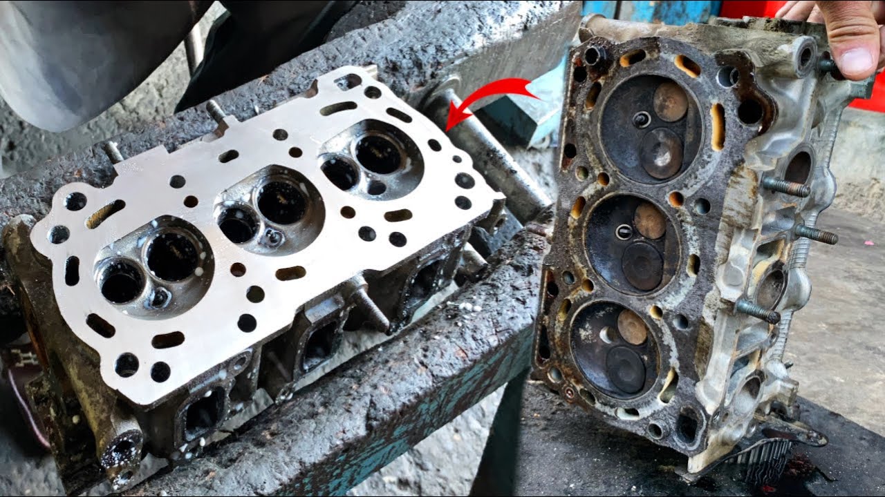 How To Repair The Cultus Car Head Repairing Process YouTube