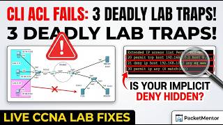 ACL Not Working? How to Fix Failing Rules & Modify Cisco ACLs | CCNA 200-301