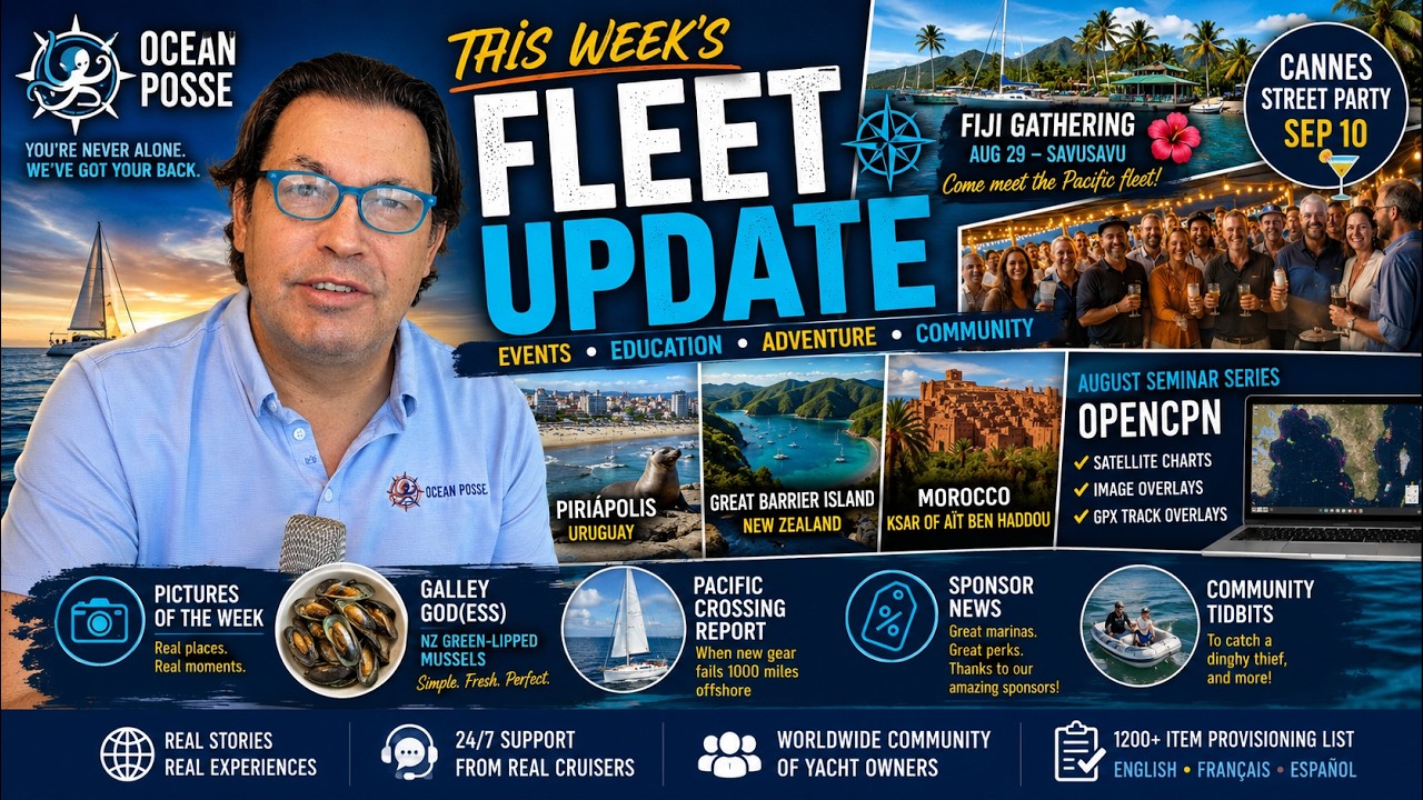 ⁣OCEAN POSSE 🌴  Captain Dietmar's Weekly Hangout | Fleet News, Events & Adventure