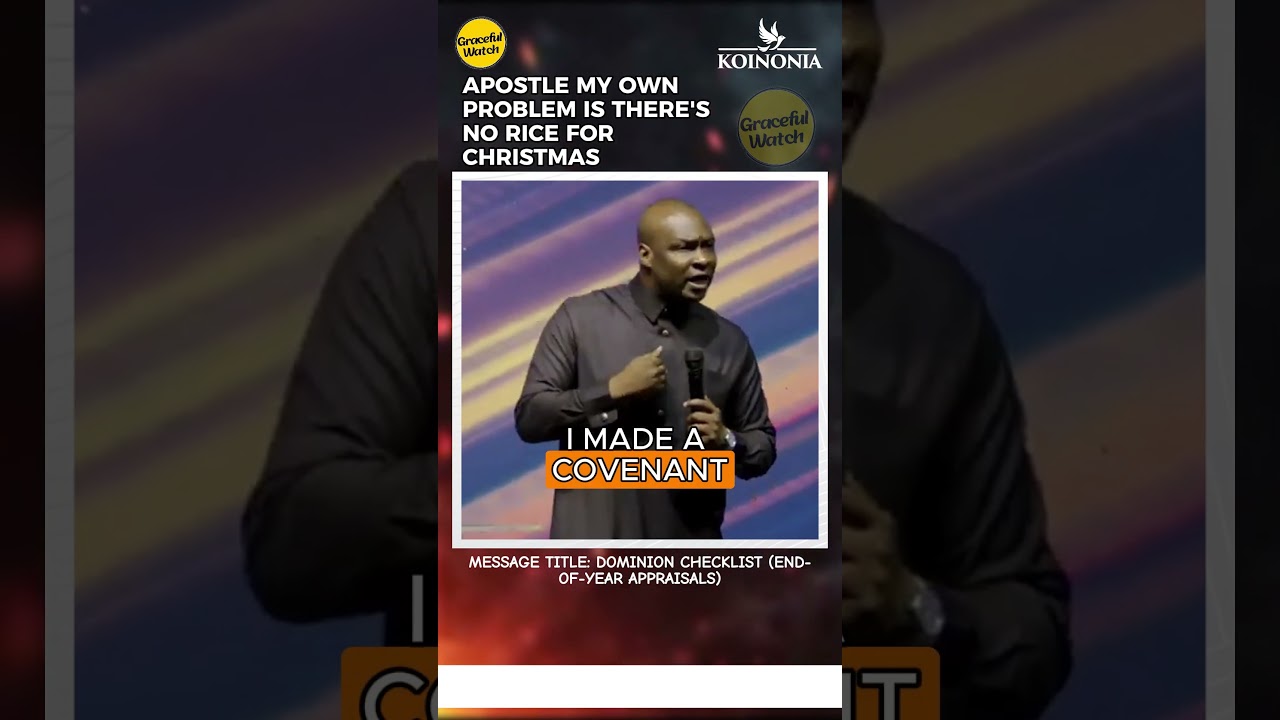 Only People Who Are Alive Eat Rice #apostlejoshuaselman #koinoniaglobal #koinonia #koinoniaabuja