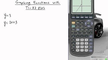 Using TI 83 plus TI 84  graphing calculator tutorial