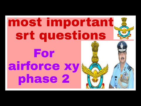 Most important  srt questions    /phase 2 srt questions /