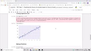 Predicting student score based on hours of study using Supervised ML