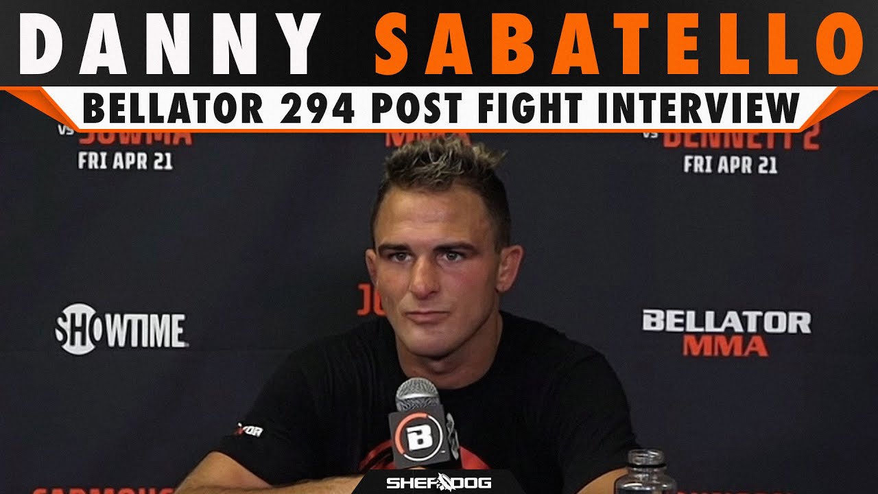 Danny Sabatello | Bellator 294 Post Fight Interview - YouTube