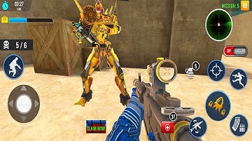 Fps Robot Shooting Games – Counter Terrorist Game   Android GamePlay 10