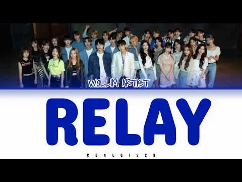 With Woollim '이어달리기' - RELAY (Sung by 인피니트&러블리즈&골든차일드&로켓펀치&울림루키) (Color Coded Lyrics Eng/Rom/Han/가사)