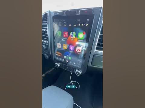 12 inch screen upgrade on this Ford F-150 that sounds like a symphony