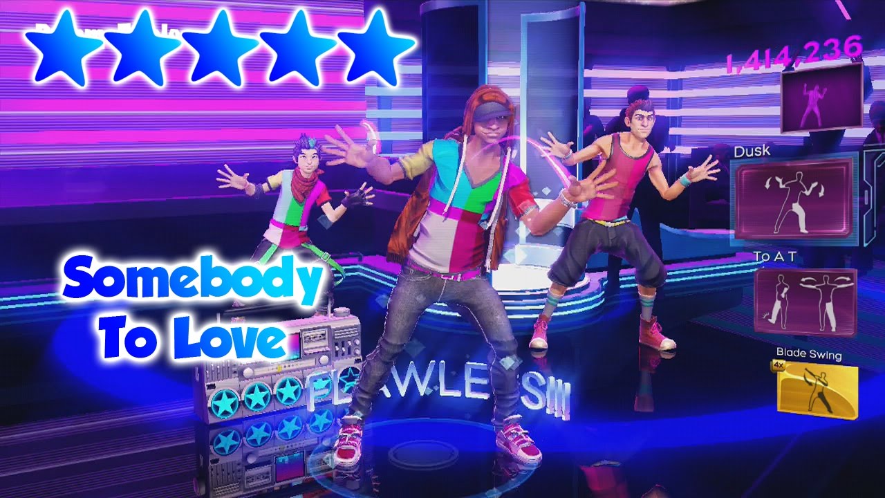 Dance Central 3 - Somebody To Love (DC2 Import) - 5 Gold Stars