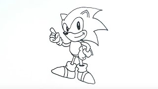 How to Draw Sonic the Hedgehog(Learn how to draw world famous game character Sonic the Hedgehog in this simple step by step drawing tutorial., 2015-09-01T19:18:36.000Z)