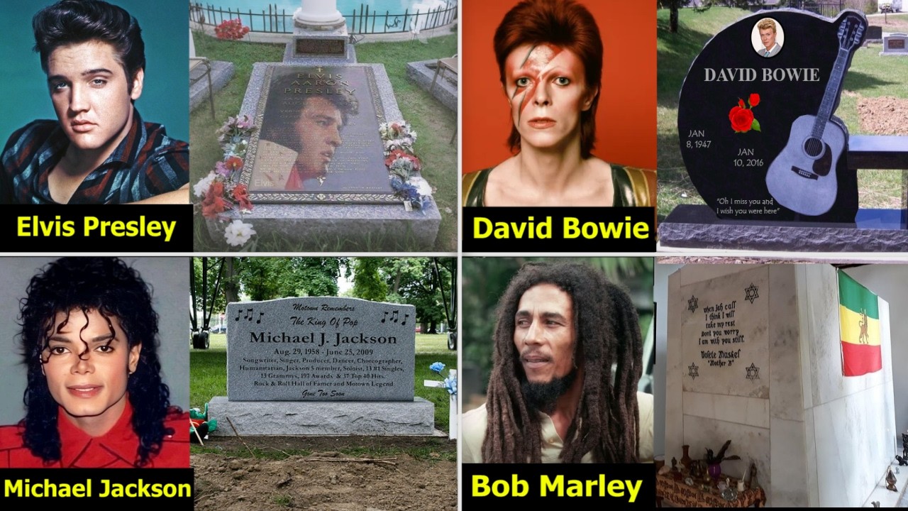 😢  Graves of Legendary Singers   || Where Are They Buried ?