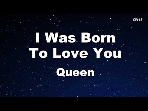 I Was Born To Love You - Queen KaraokeGuide Melody