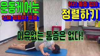 허리 통증을 줄여주는 인체 정렬 운동