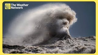 No Photoshop Here, Face Stares Back From Stormy Waves of Lake Erie