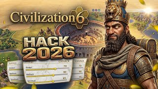 NEWEST Civilization VI Cheat Menu 2026 / Infinite Gold + Tech Boost + One-Turn Build /  Free PC