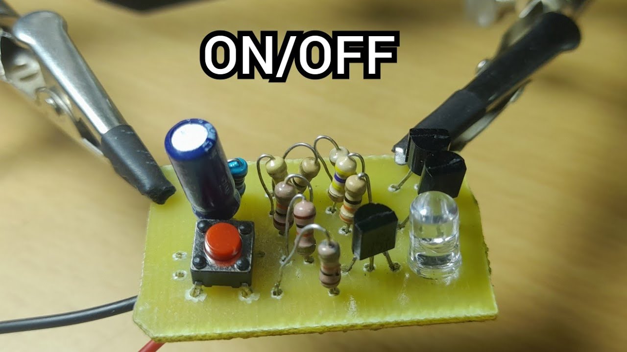 Make Your Own ON and OFF Circuit #Switch #electronic #circuit # ...