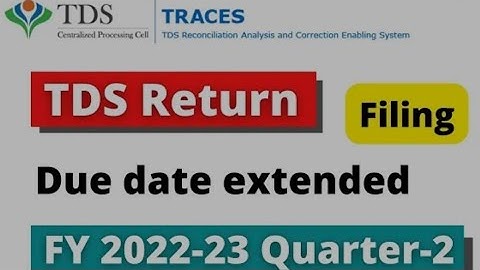 CBDT Extended the TDS 26Q due date of second quarter #f.y.2022-23 #a.y.2023-24 #cbdt #notification