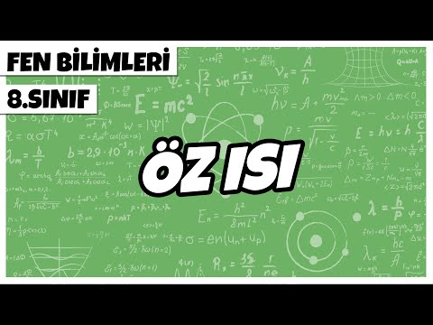 8. Sınıf Fen Bilimleri - Öz Isı | 2022