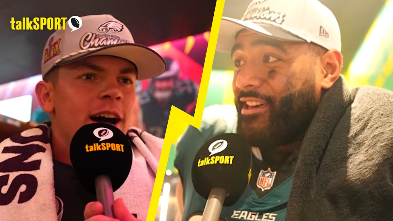 EAGLES WIN THE SUPER BOWL! Philadelphia Eagles Speak To talkSPORT After ...