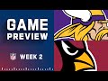 Minnesota Vikings vs. Arizona Cardinals | Week 2 NFL Game Preview