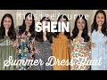 SHEIN SUMMER DRESS HAUL | Midsize 12/14