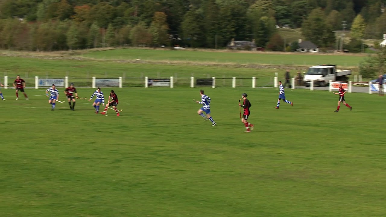 Andrew MacCuish Scores to make it Newtonmore 3 Oban Camanachd 2 – Marine Harvest Premiership on Satu
