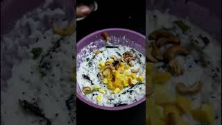 Daddojanam + Mango = Summer Comfort Food 🥭🥣 Follow❤️#Shorts