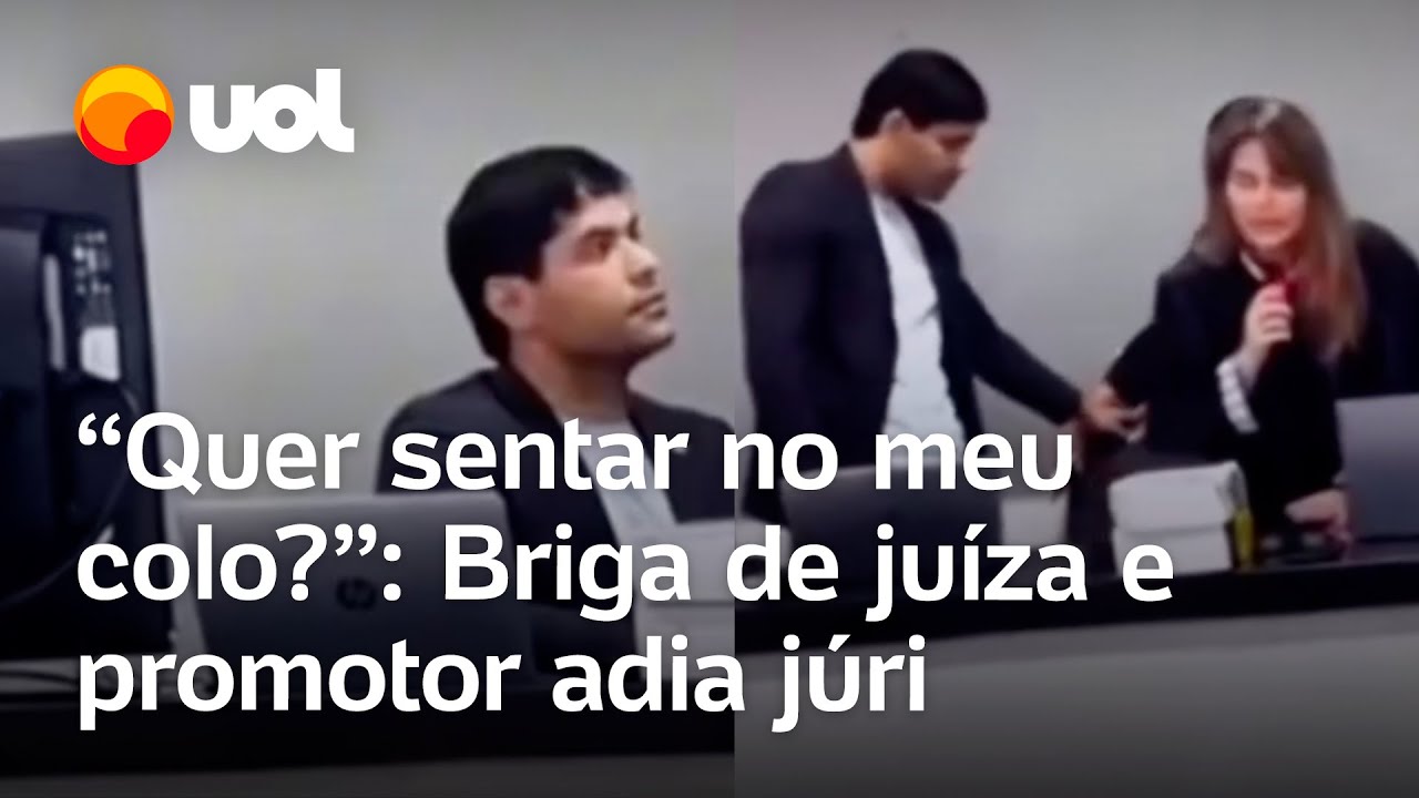 Briga de juíza e promotor por cadeira adia júri: 'Quer sentar no meu colo?'; veja vídeo