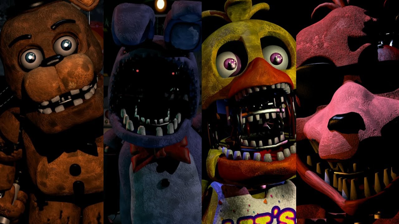 FNaF 2 Withered’s Voices Animated